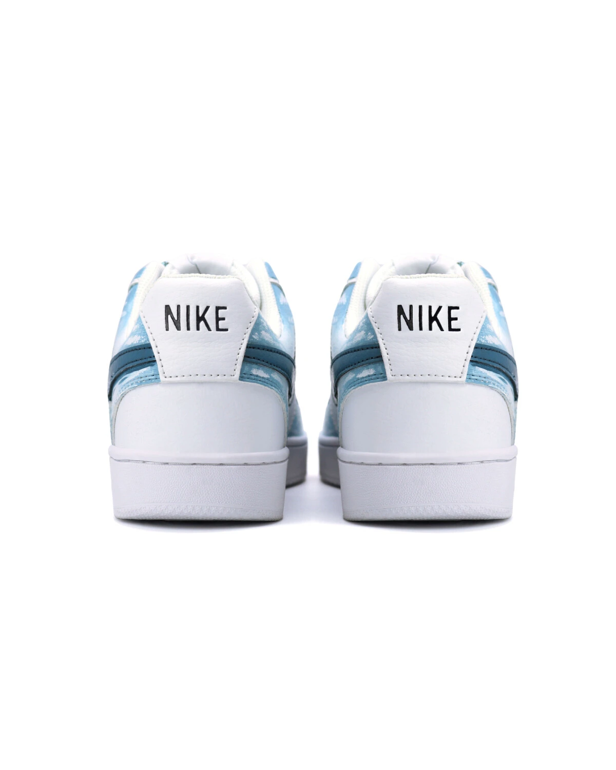 Nike Court Vision 1 Унисекс кроссовки противоскользящие сине-белые картинка