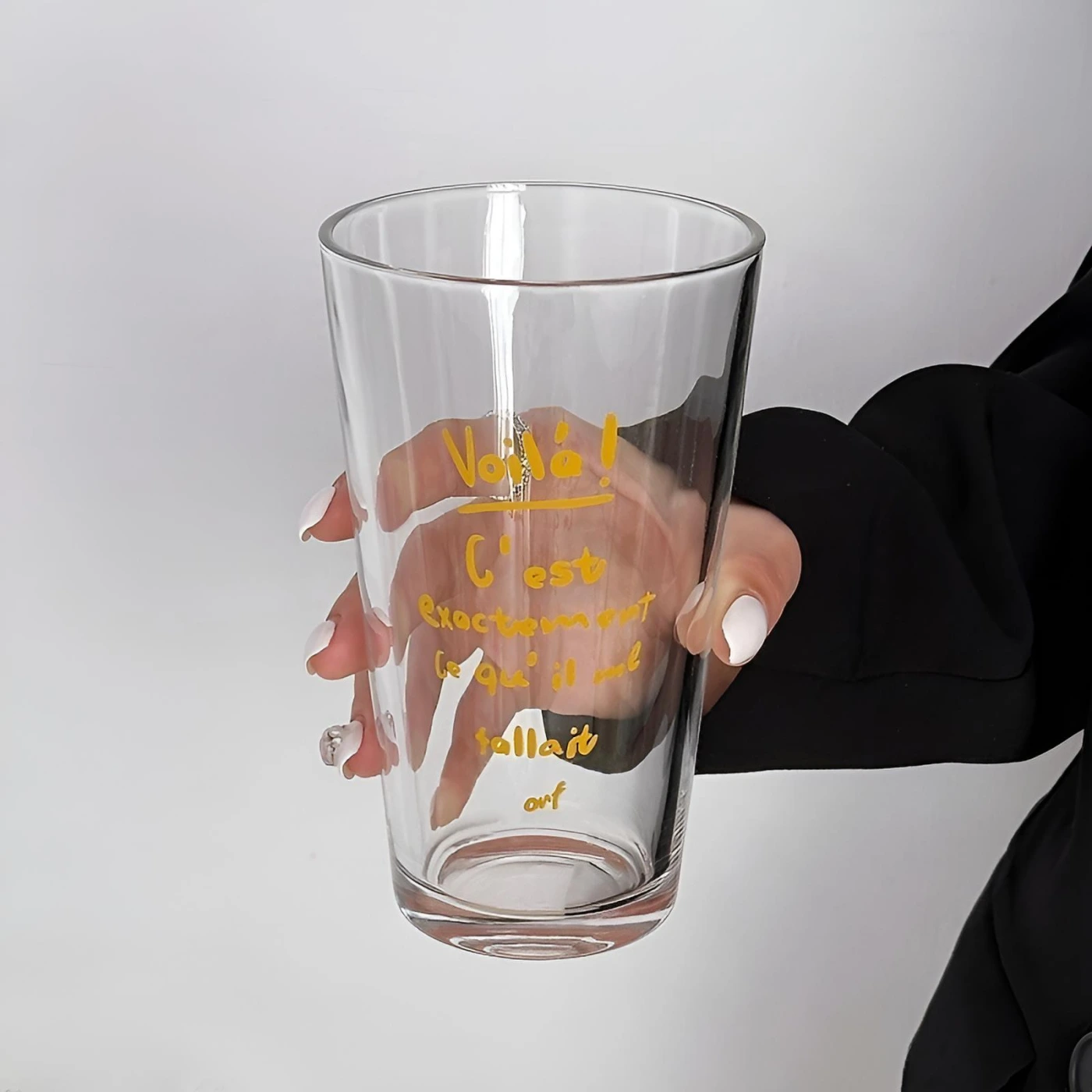 Стильный стакан с надписью картинка