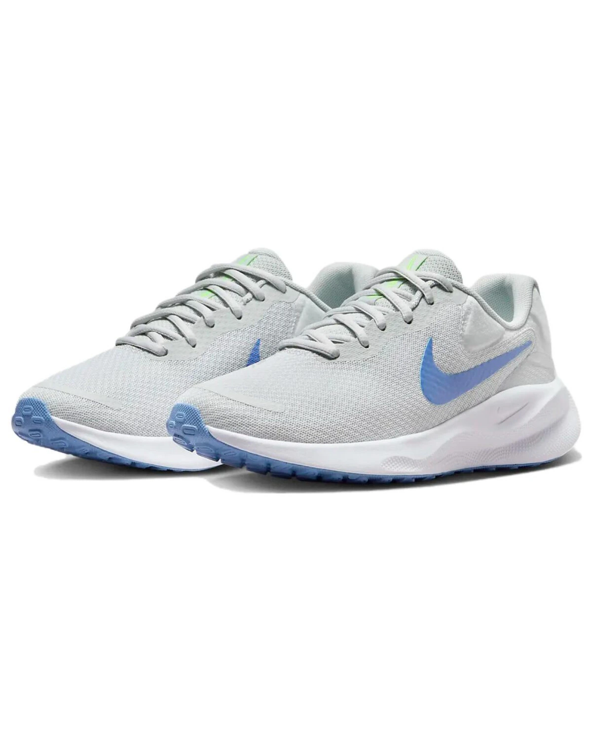 Nike REVOLUTION 7 женские спортивные кроссовки комфортные серо-голубые картинка