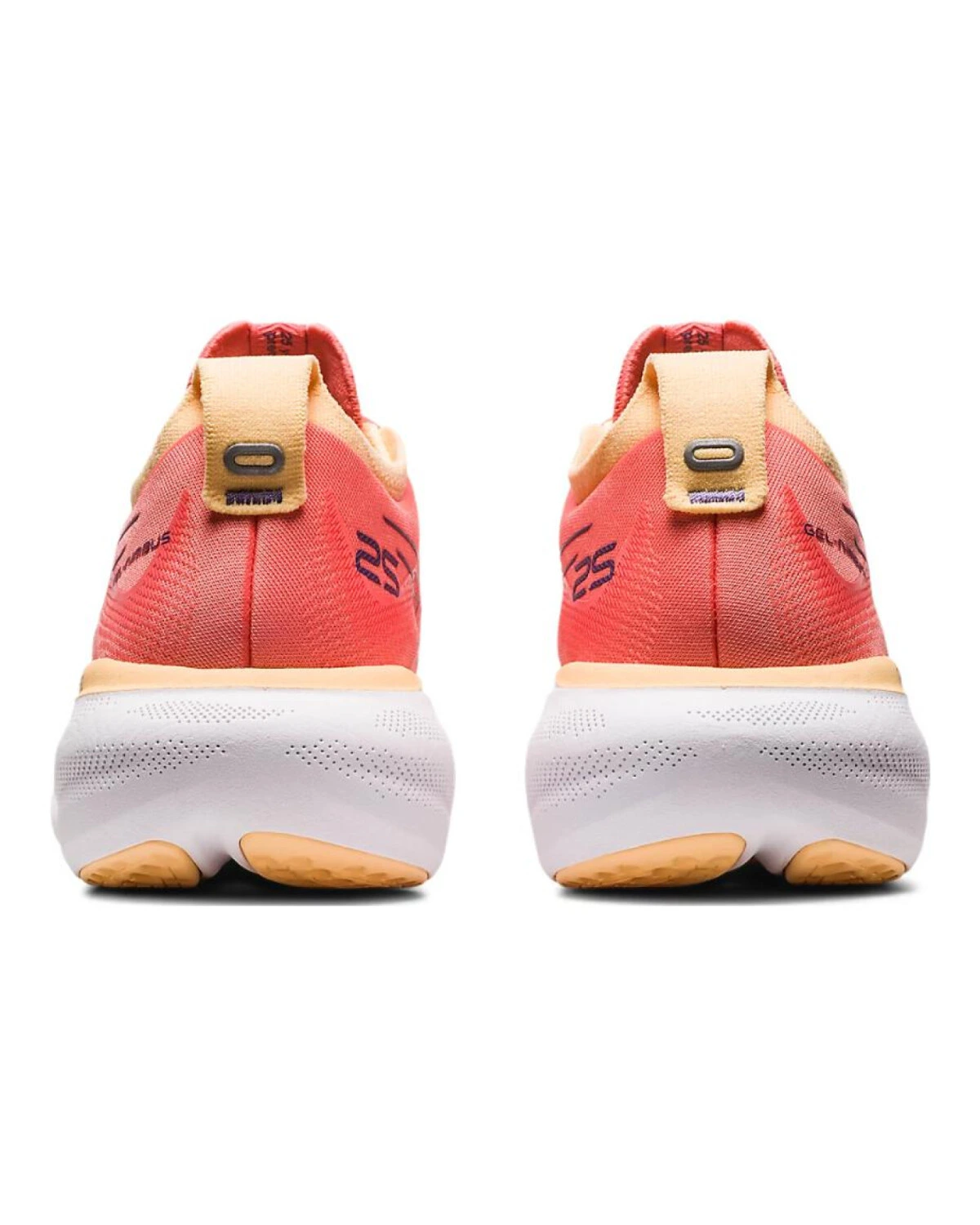 Asics GEL-Nimbus 25 женские кроссовки оранжевые текстильные для бега картинка