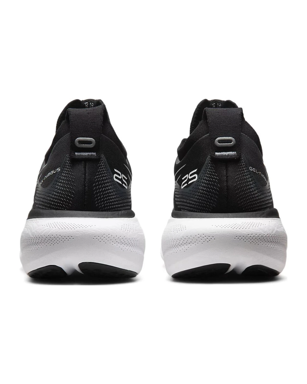 Asics GEL-Nimbus 25 мужские кроссовки для марафона черно-белые картинка