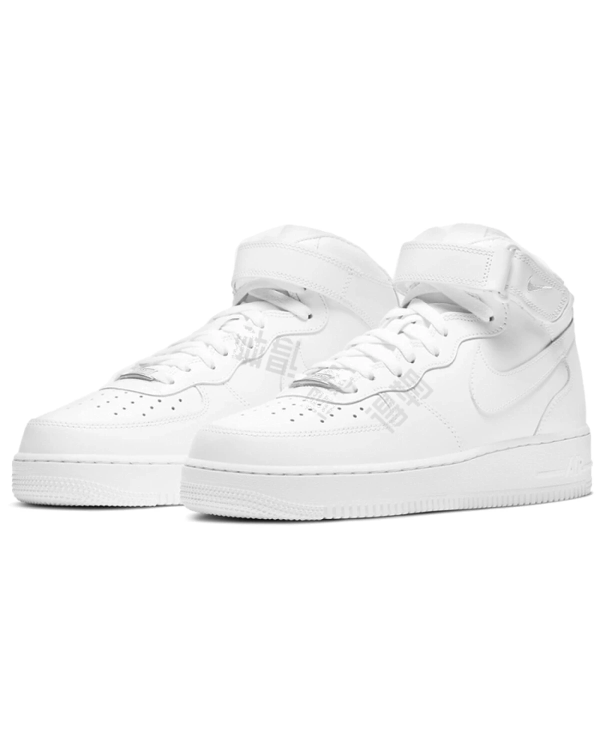 Nike Air Force 1 '07 мужские кроссовки белые средней высоты картинка