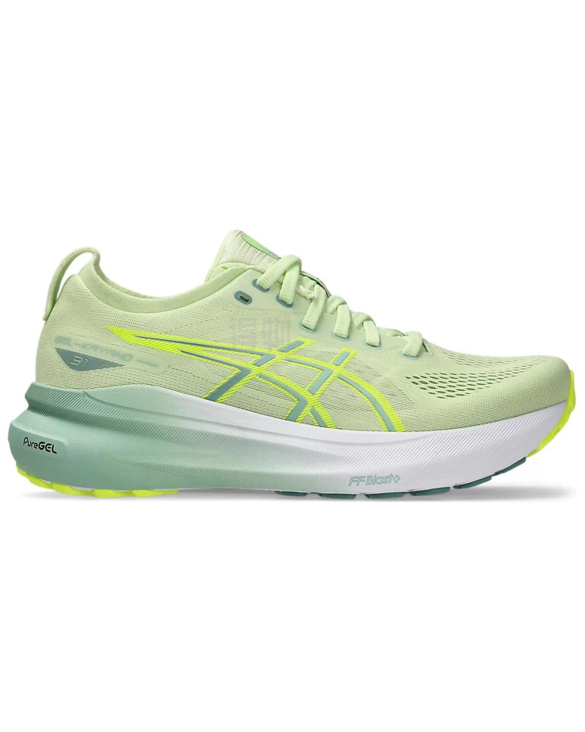 Asics Gel-Kayano 31 женские кроссовки для бега с амортизацией зелёные картинка