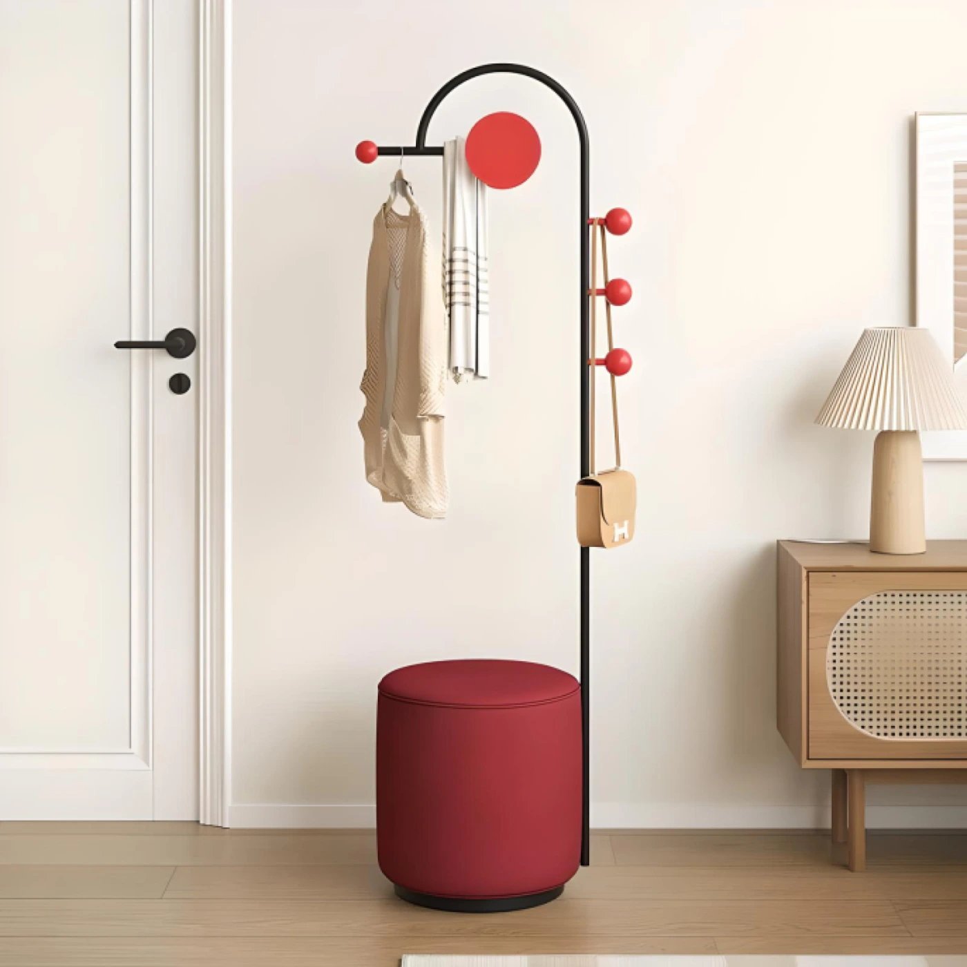 Напольная вешалка для одежды картинка