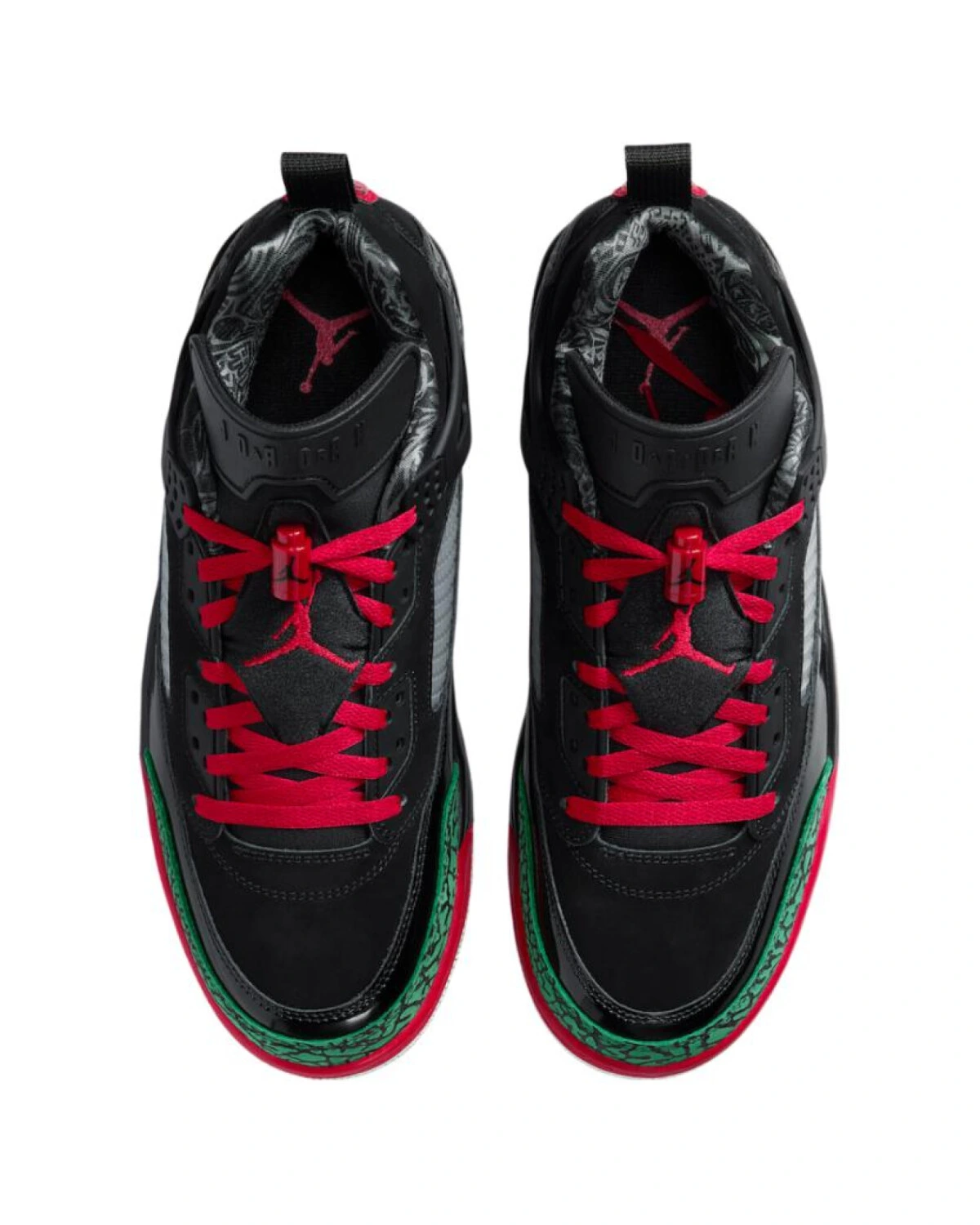 Jordan Spizike Low OG мужские кроссовки ретро черно-красные с амортизацией Air картинка