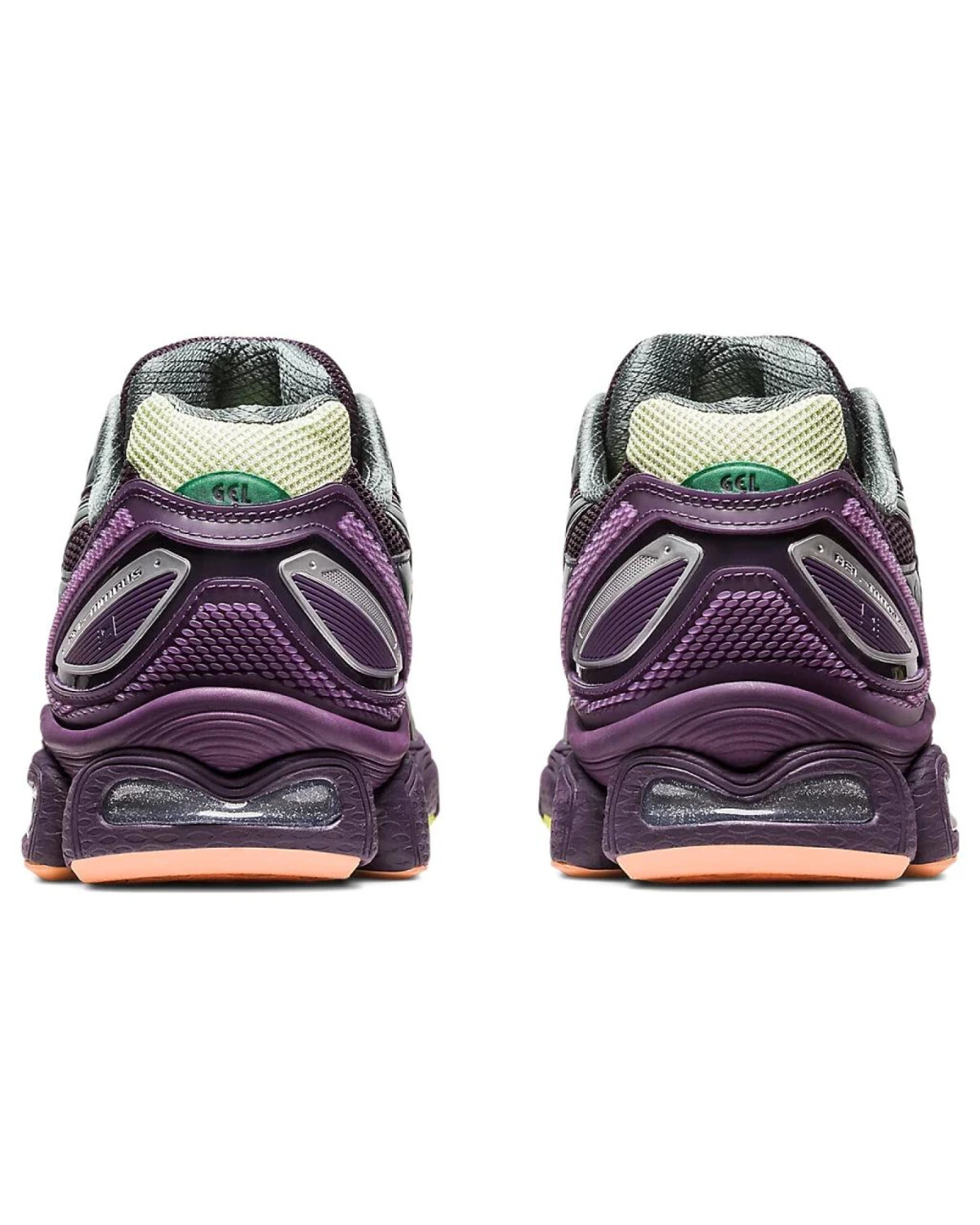 Asics GEL-Nimbus 9 мужские кроссовки синтетические фиолетово-зелёные картинка