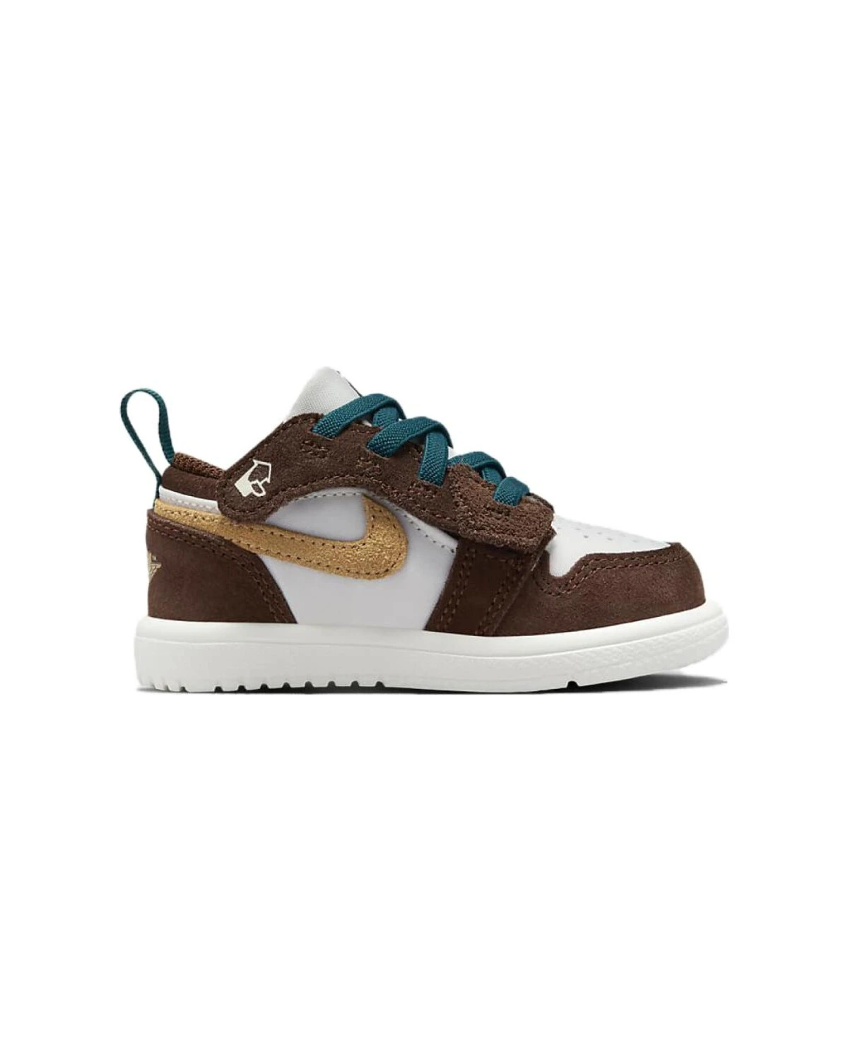 Jordan Air Jordan 1 Low Alt SE детские кроссовки желто-коричневые синтетические картинка