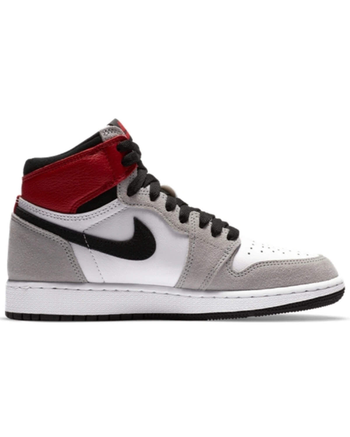 Jordan Air Jordan 1 High OG Smoke Grey детские кроссовки высокие кожаные серые картинка