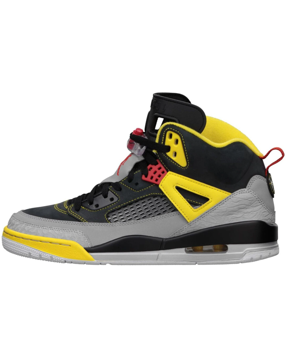 Jordan Spizike 3M мужские высокие баскетбольные кроссовки черные с желтым и амортизацией картинка