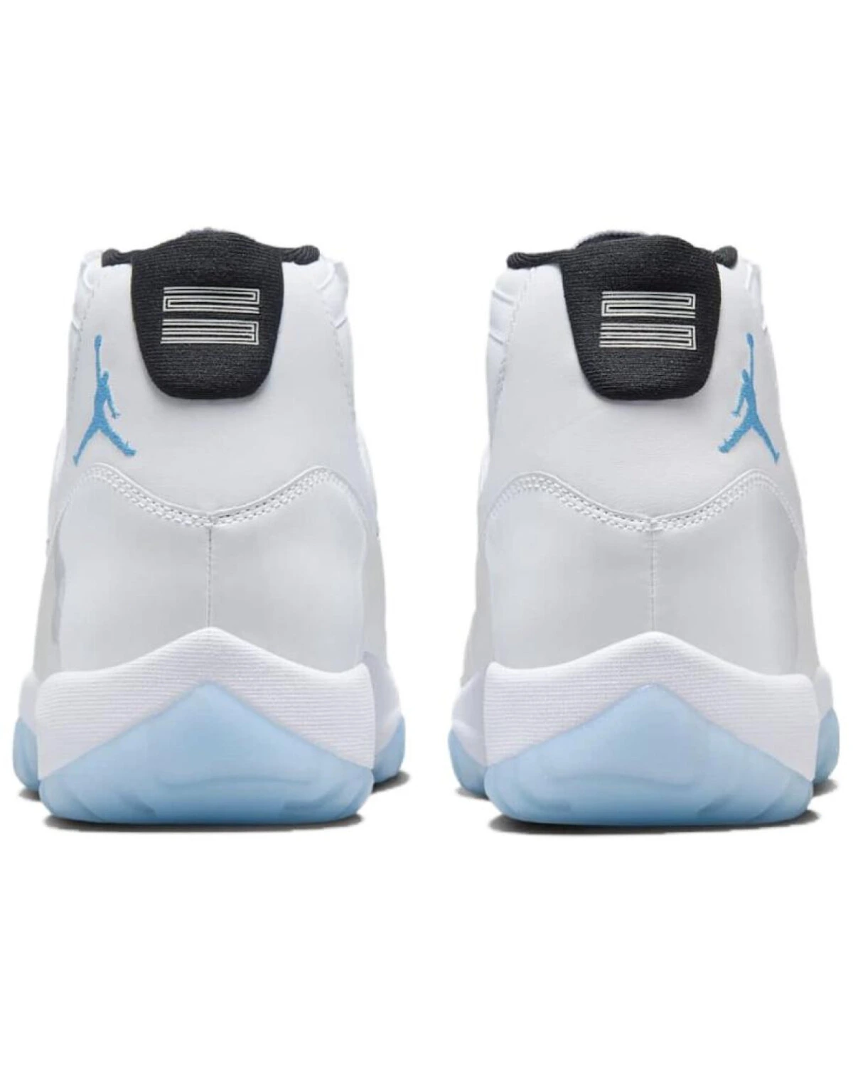 Jordan Air Jordan 11 унисекс кроссовки высокие бело-синие картинка