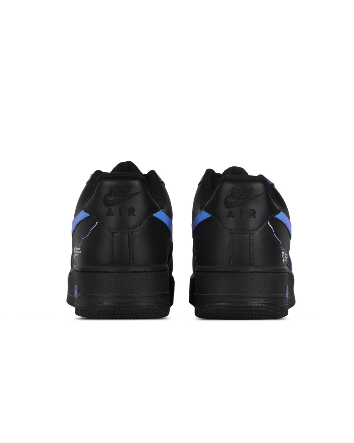 Nike Air Force 1 Galaxy Fall Black Warrior Унисекс кроссовки с амортизацией и перфорацией картинка