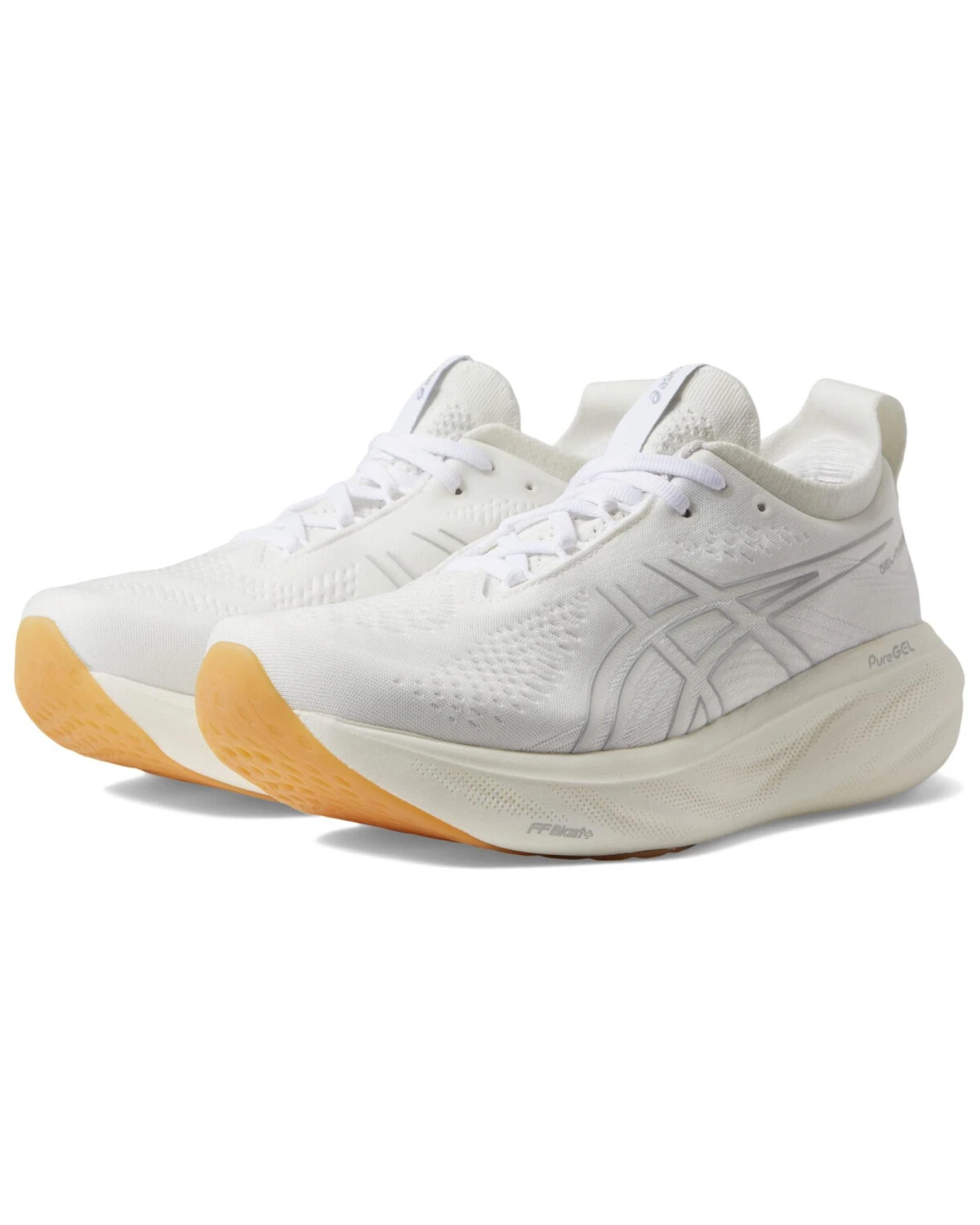 Asics GEL-Nimbus 25 женские спортивные кроссовки для бега белые картинка