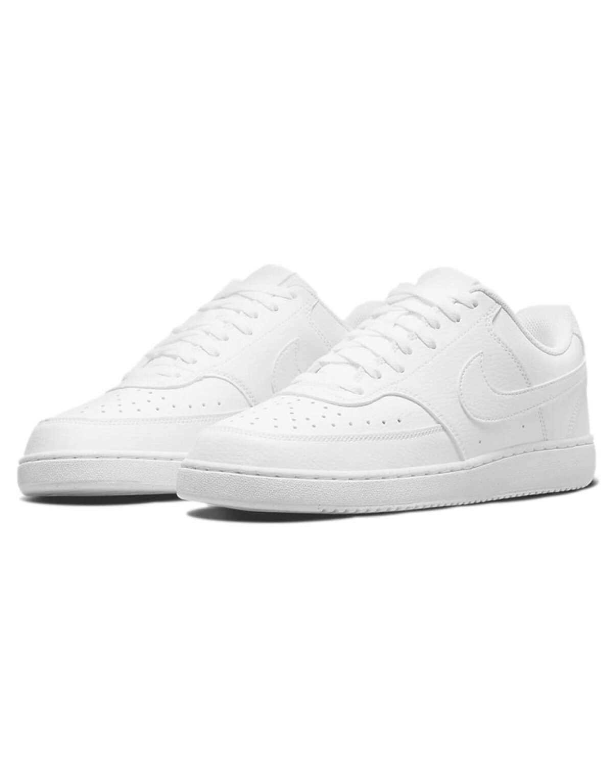 Nike Court Vision 1 унисекс кроссовки кожаные белые картинка