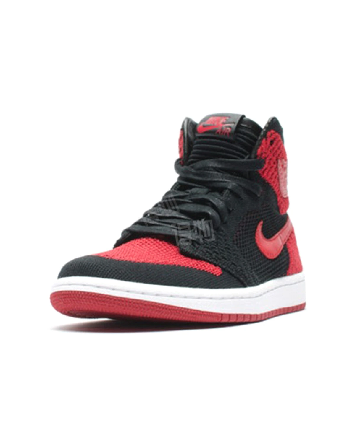 Jordan Air Jordan 1 Red HI Flyknit BG женские высокие кроссовки картинка