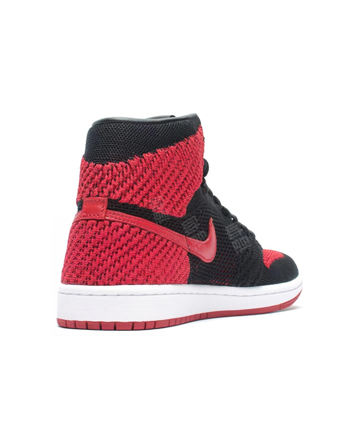 Jordan Air Jordan 1 Red HI Flyknit BG женские высокие кроссовки картинка