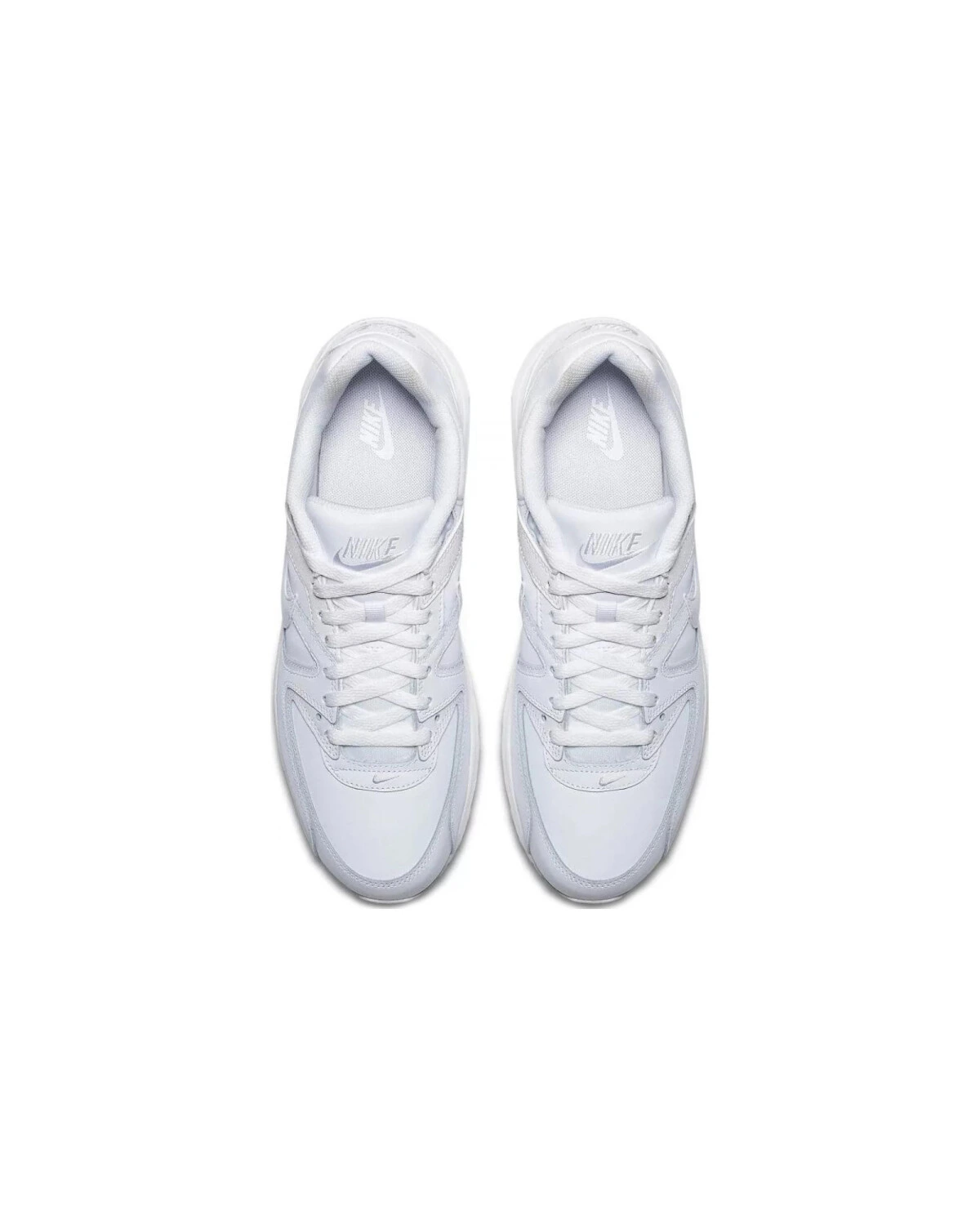 Nike Air Max Command мужские повседневные кроссовки из натуральной кожи белого цвета картинка
