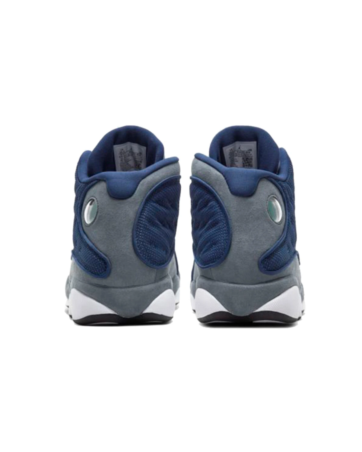 Jordan Air Jordan 13 унисекс кроссовки мид-топ сине-белые кожаные картинка