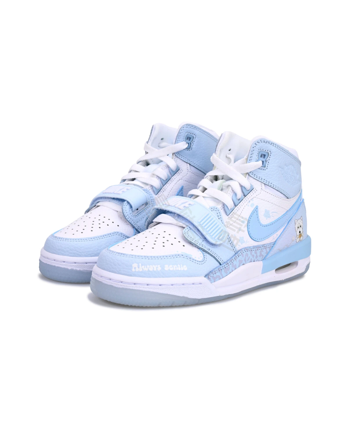 Jordan Legacy 312 unisex кроссовки баскетбольные голубые картинка