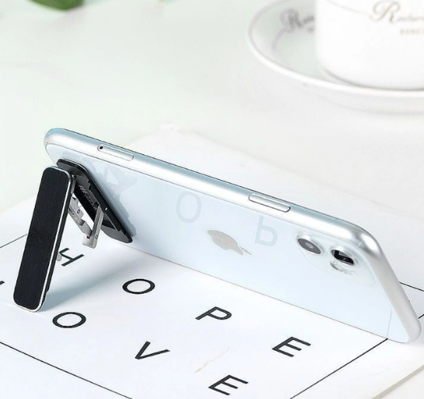 Мини-держатель для мобильного телефона (черный) картинка