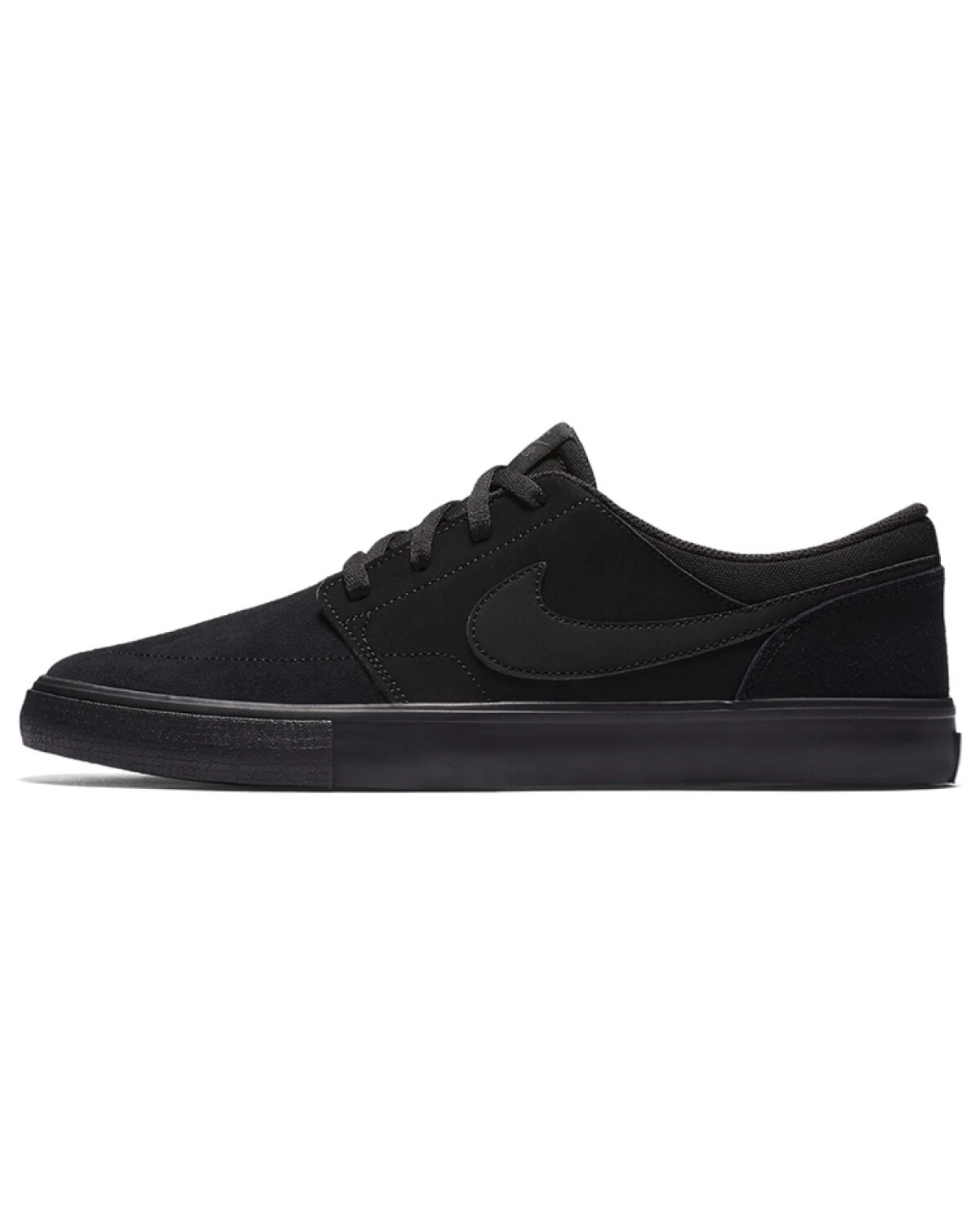 Nike SB Portmore II Solar unisex кеды черные с шнуровкой картинка