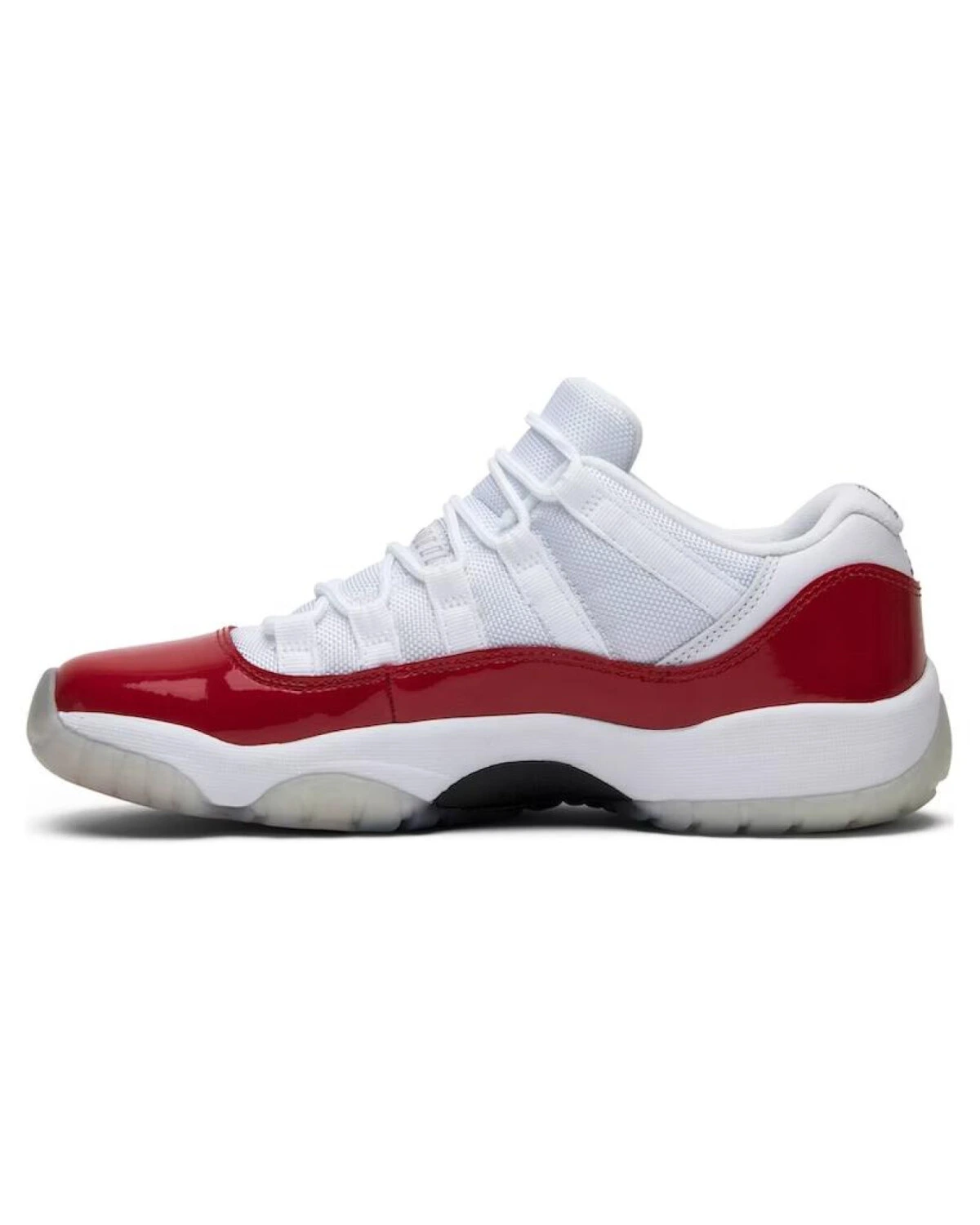 Jordan Air Jordan 11 Retro Low Cherry женские кроссовки бело-красные с амортизацией картинка