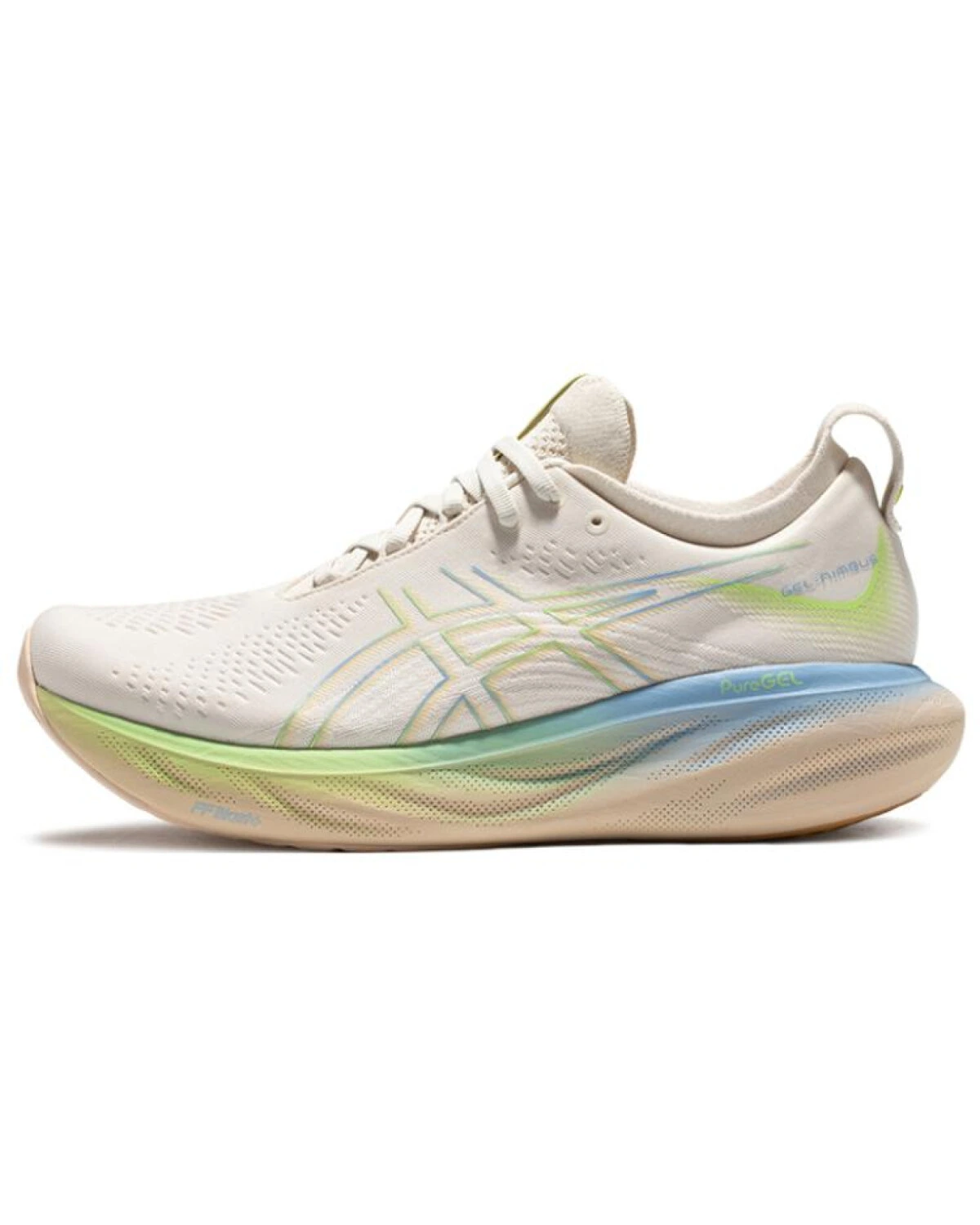 Asics GEL-Nimbus 25 мужские кроссовки для марафона бирюзовые спортивные картинка