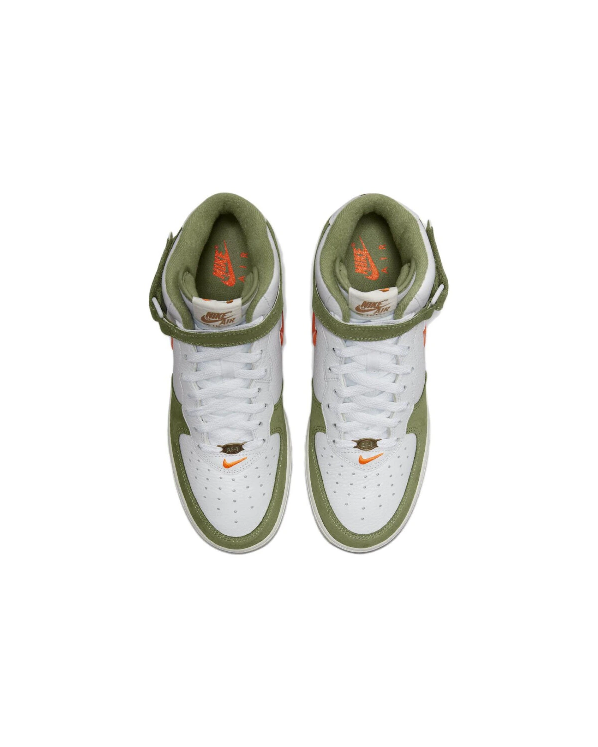 Nike Air Force 1 мужские кроссовки кожаные с амортизацией белые картинка