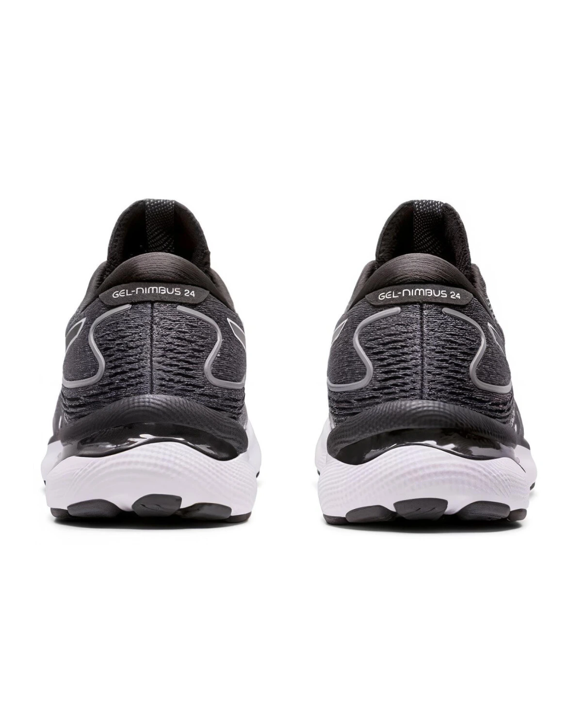 Asics GEL-Nimbus 24 мужские кроссовки для марафона черно-белые картинка