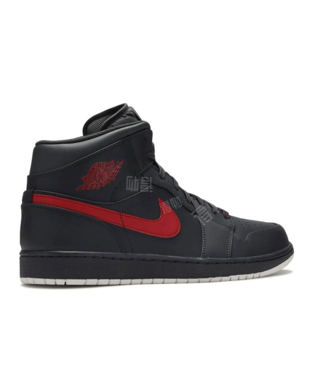 Jordan Air Jordan 1 Mid мужские кроссовки ретро черно-красные баскетбольные картинка