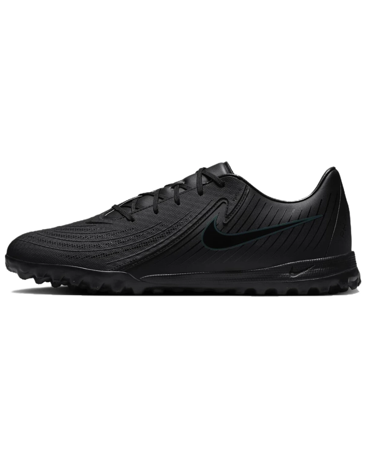 Nike Phantom GX 2 Academy унисекс футбольные бутсы чёрные с шипами TF картинка