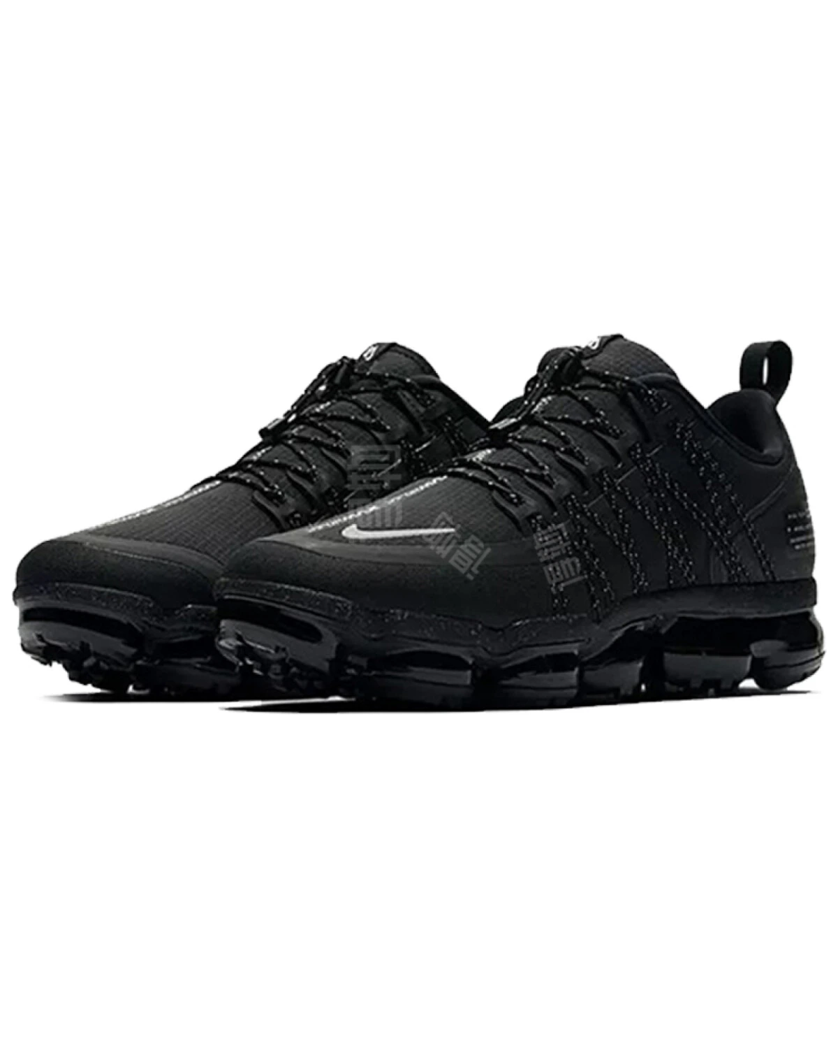 Nike Vapormax Run Utility мужские кроссовки рефлективные черные с амортизацией картинка
