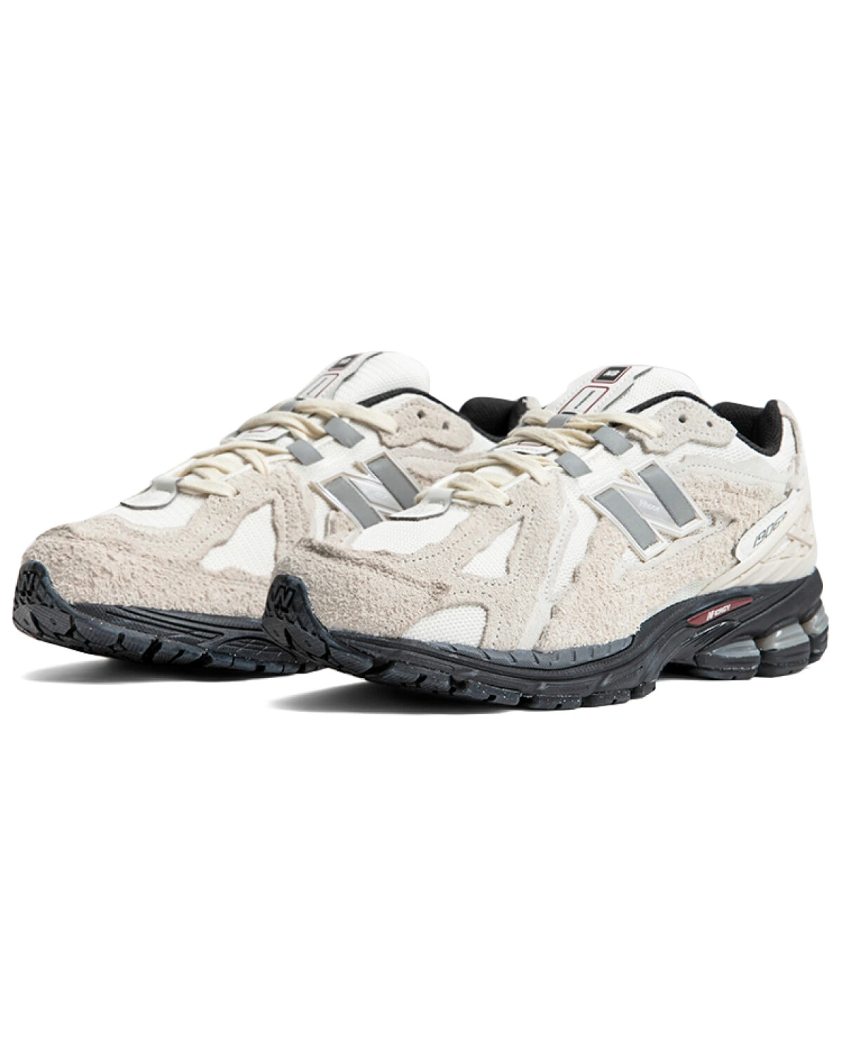 New Balance 1906D беговые кроссовки из кожи бежево-белые картинка
