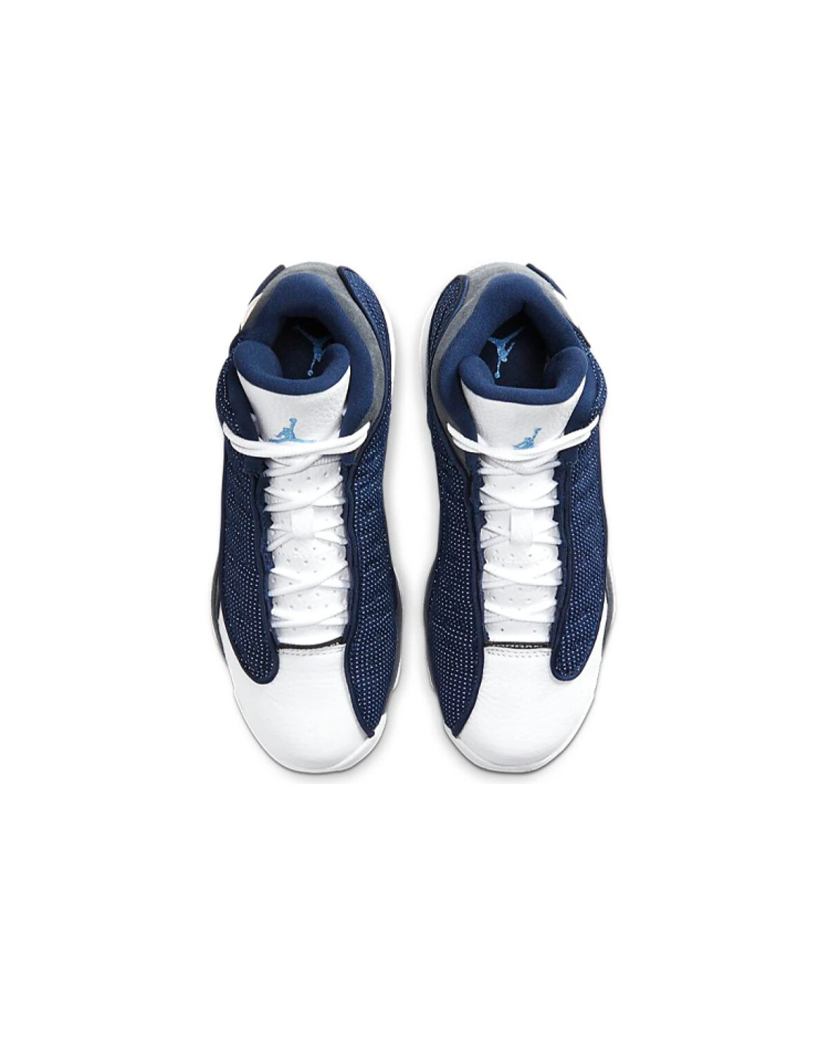 Jordan Air Jordan 13 детские высокие кроссовки сине-белые картинка