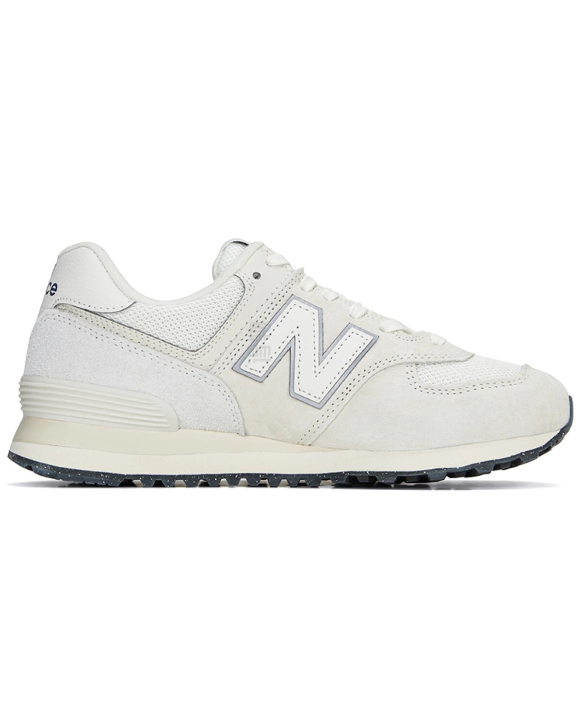 New Balance 574 унисекс кроссовки повседневные серо-белые картинка