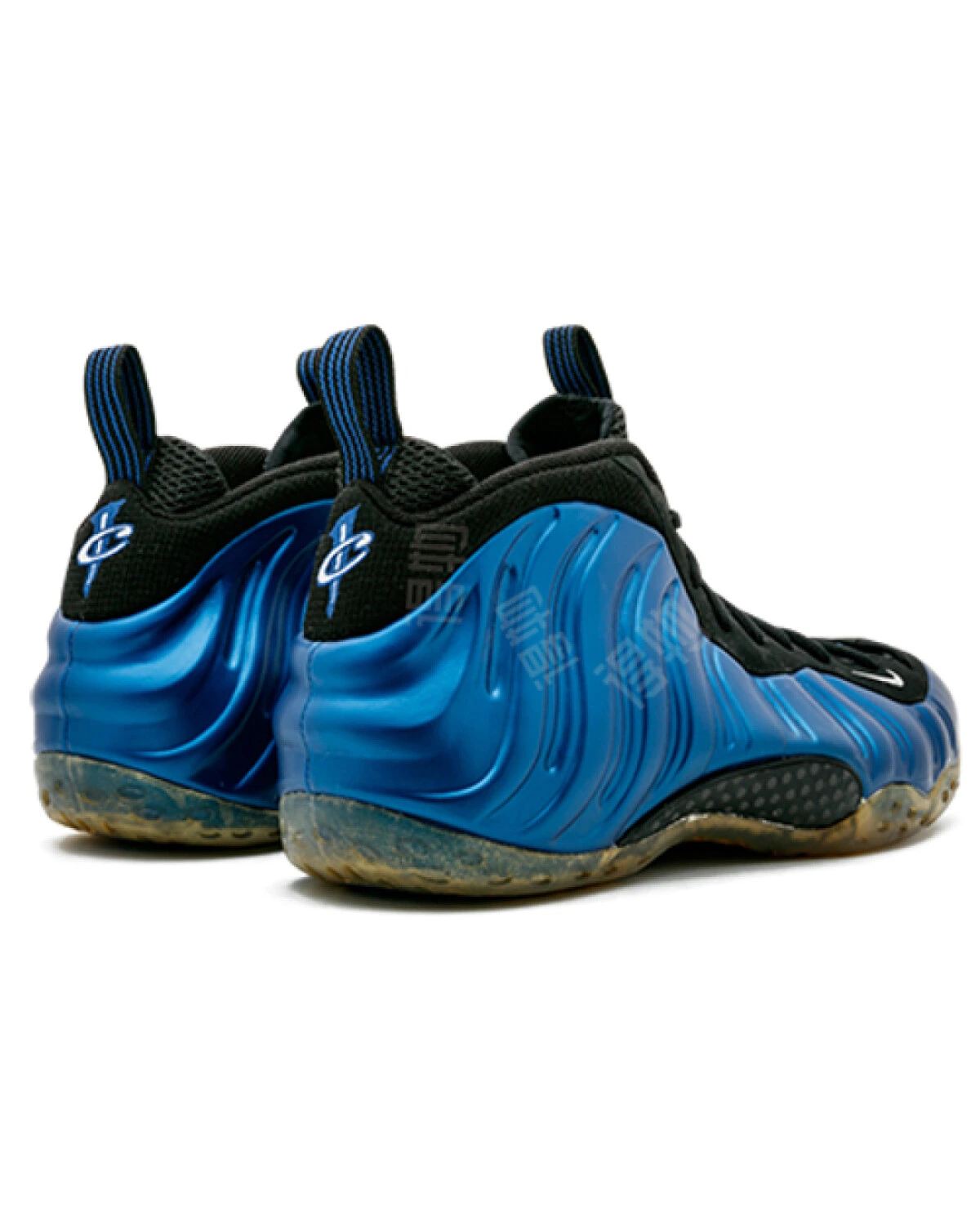 Nike Foamposite One мужские кроссовки синие легкие с амортизацией картинка