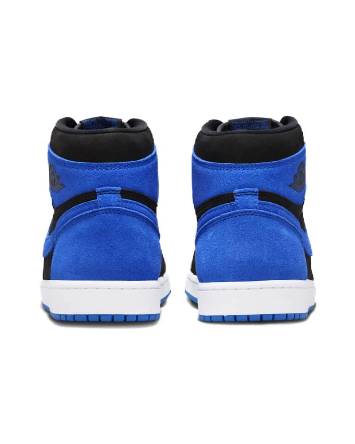 Jordan Air Jordan 1 мужские кроссовки высокие замшевые сине-чёрные картинка