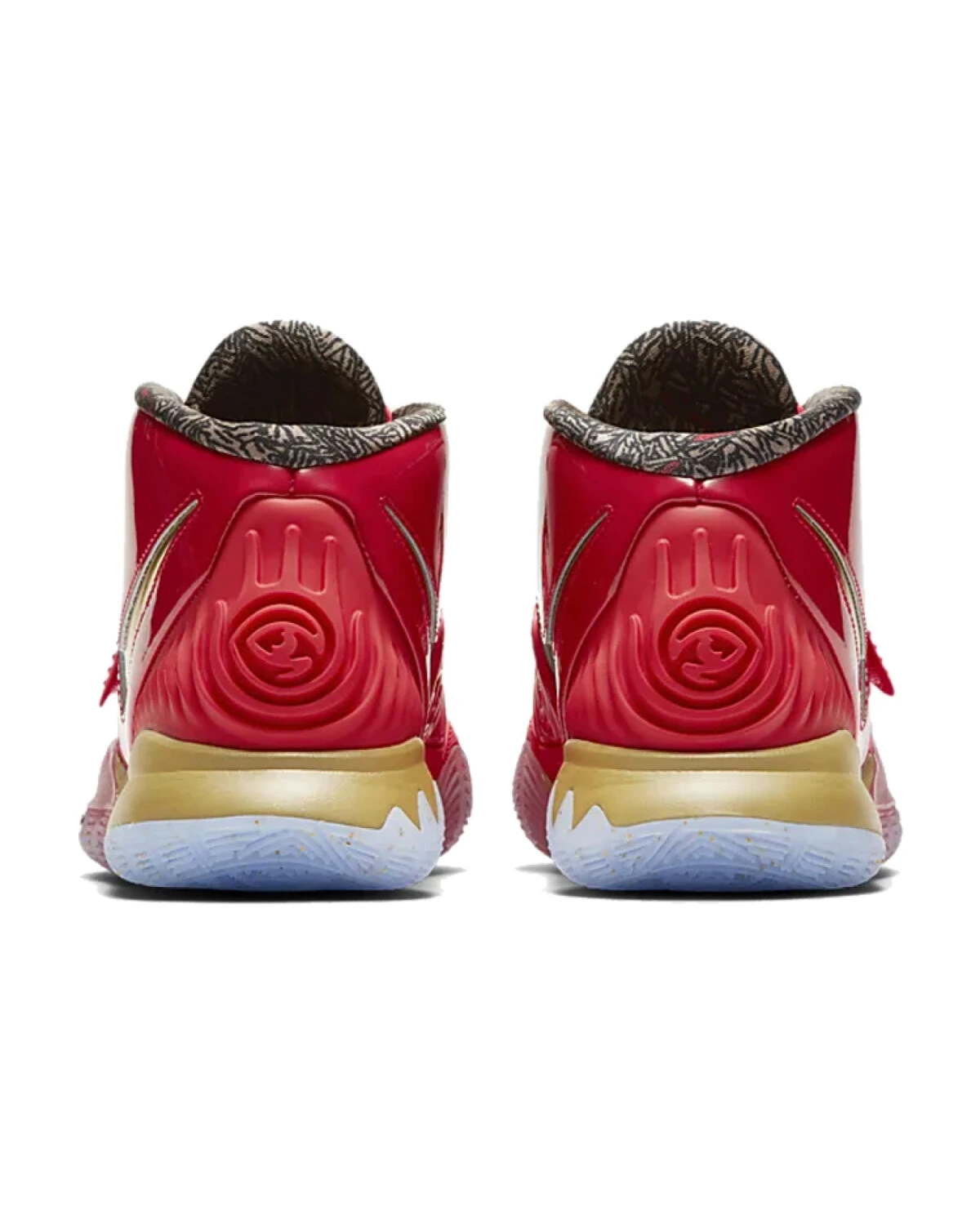 Nike Kyrie 6 унисекс кроссовки спортивные красные с сетчатым верхом картинка