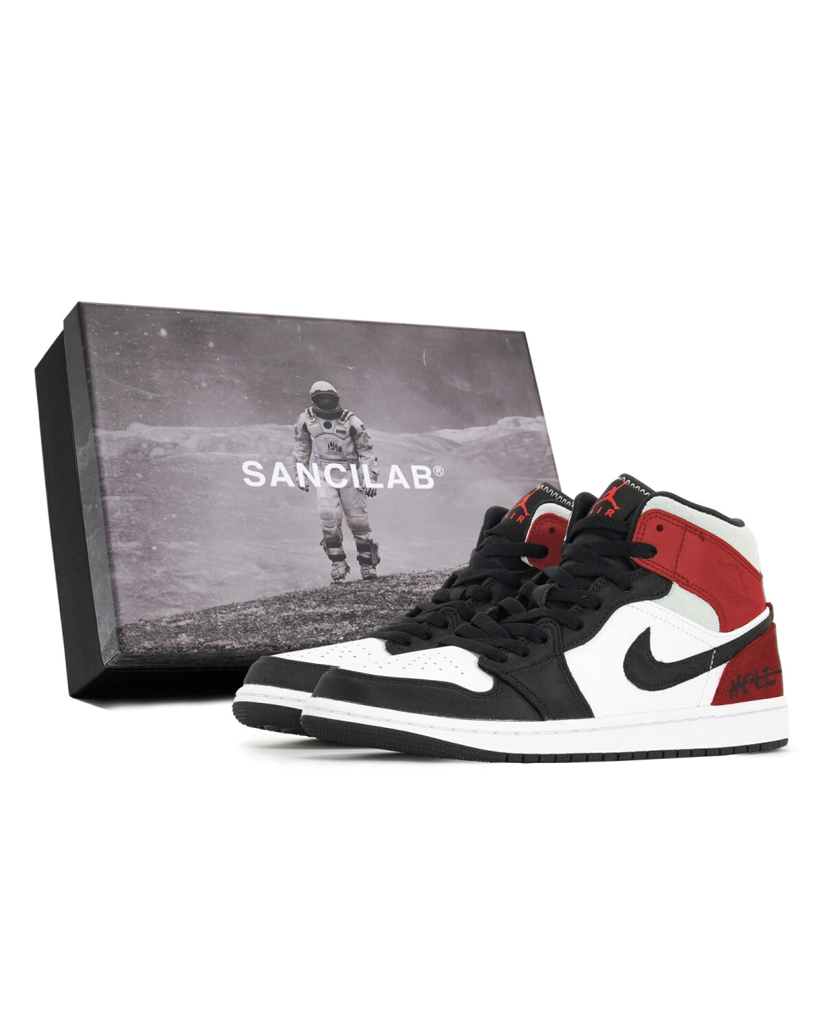 Jordan Air Jordan 1 Universe Journey мужские кроссовки белые с красным картинка