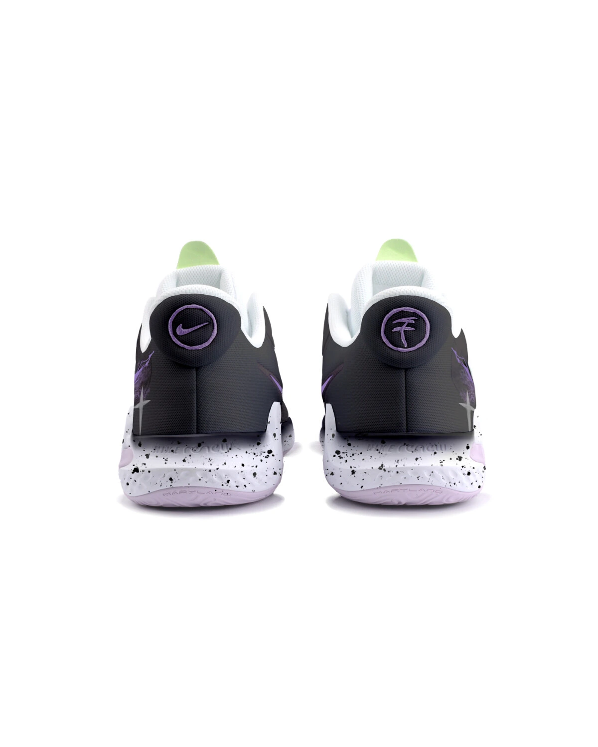 Nike KD Trey 5 IX унисекс баскетбольные кроссовки черно-фиолетовые картинка