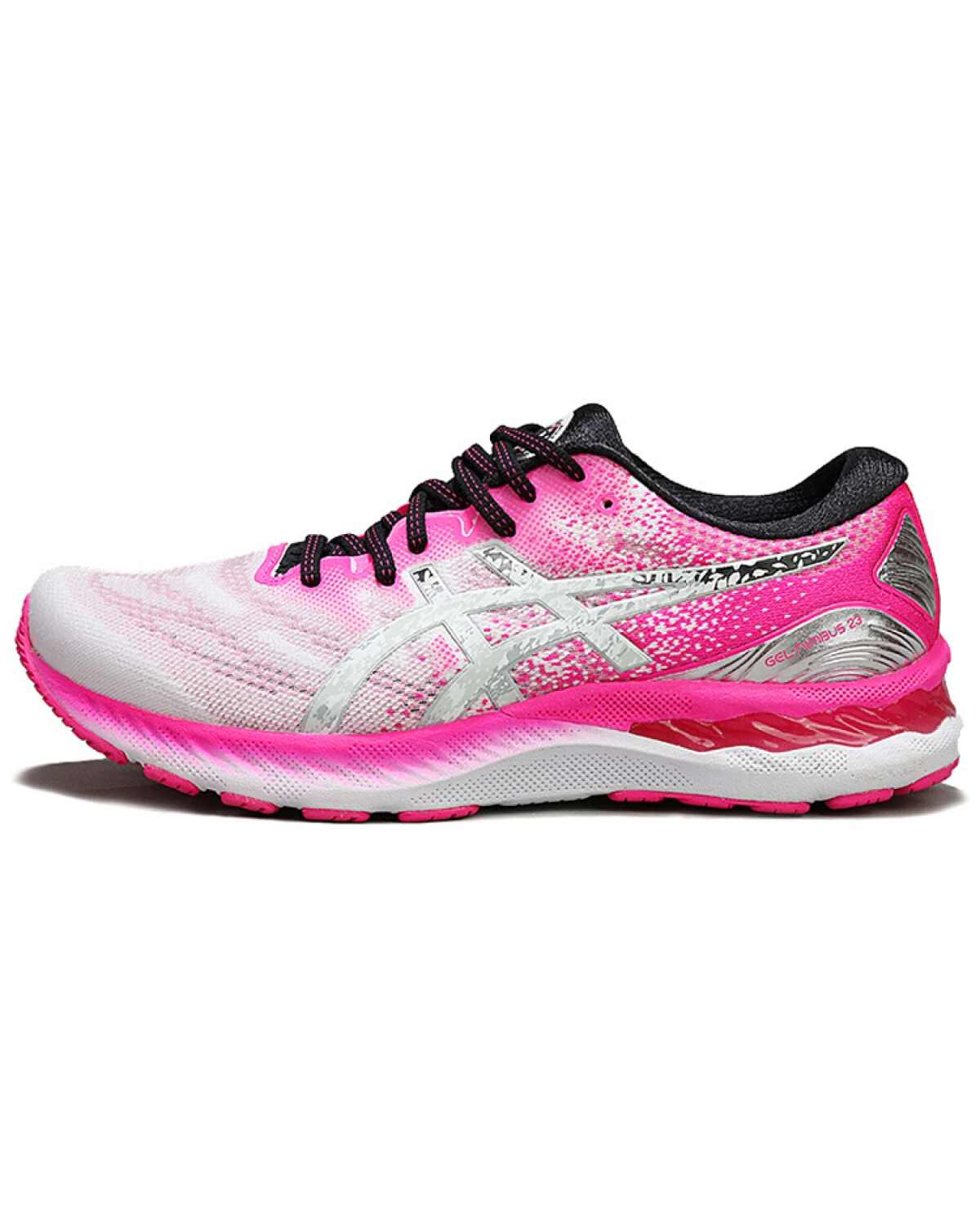 Asics GEL-Nimbus 23 мужские кроссовки для марафона розовые с тканью и синтетикой картинка