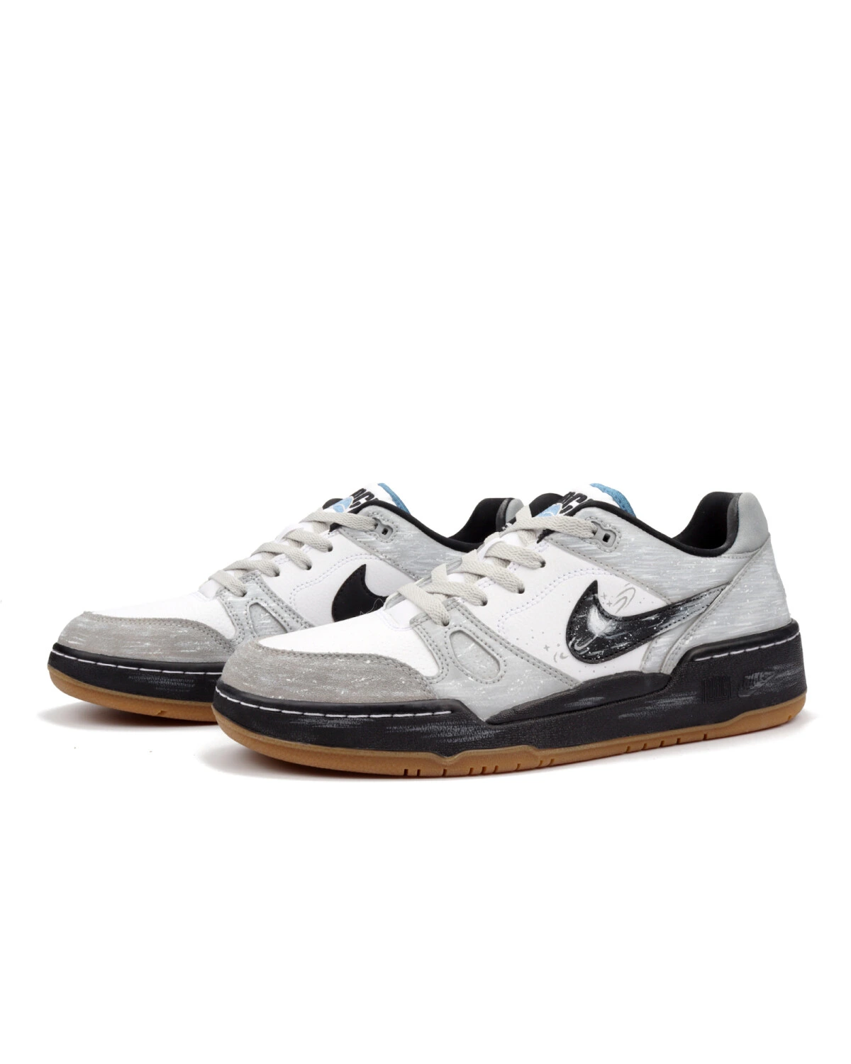 Nike Full Force мужские кроссовки износостойкие серо-белые картинка