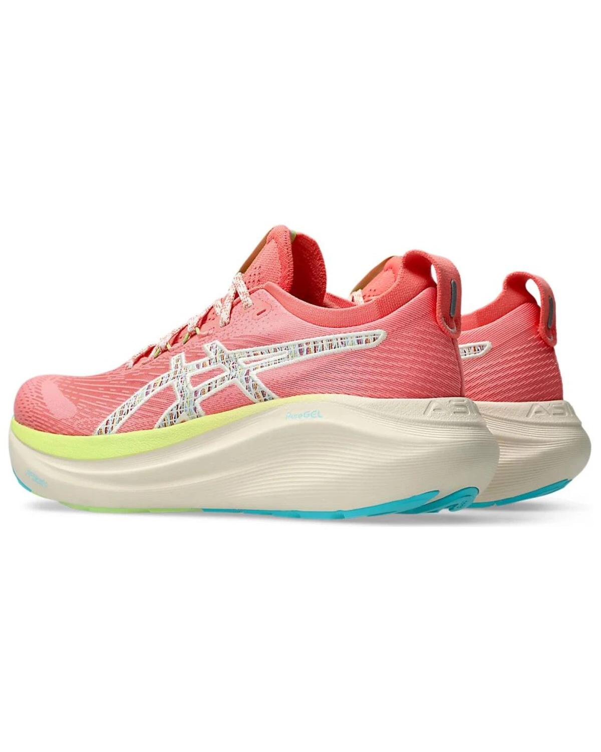Asics GEL-NIMBUS 27 TR женские кроссовки для бега розовые сетчатые картинка