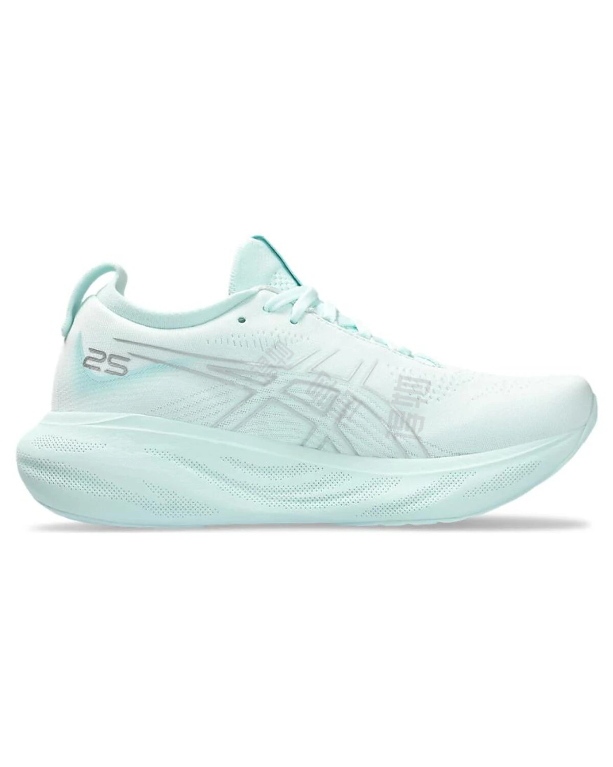 Asics GEL-Nimbus 25 женские кроссовки для бега с амортизацией GEL голубые картинка