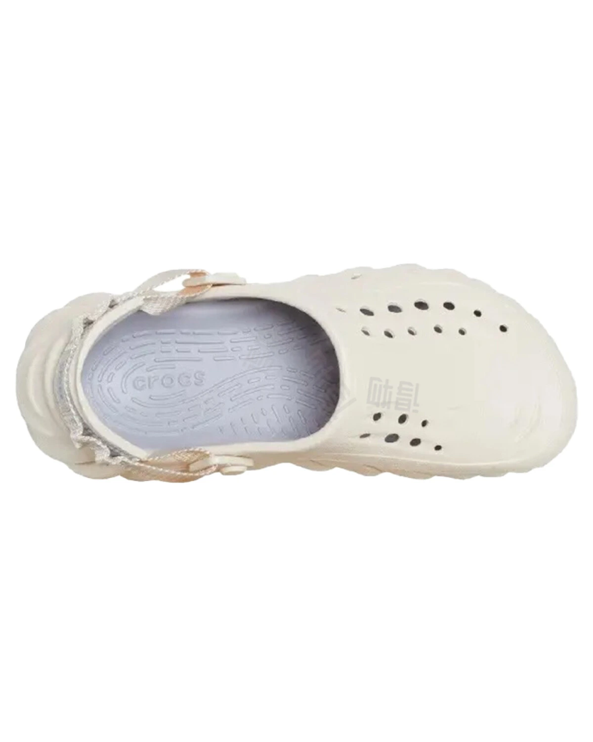 Crocs EVA Clog унисекс кроксы с толстой подошвой 2 см серого цвета картинка