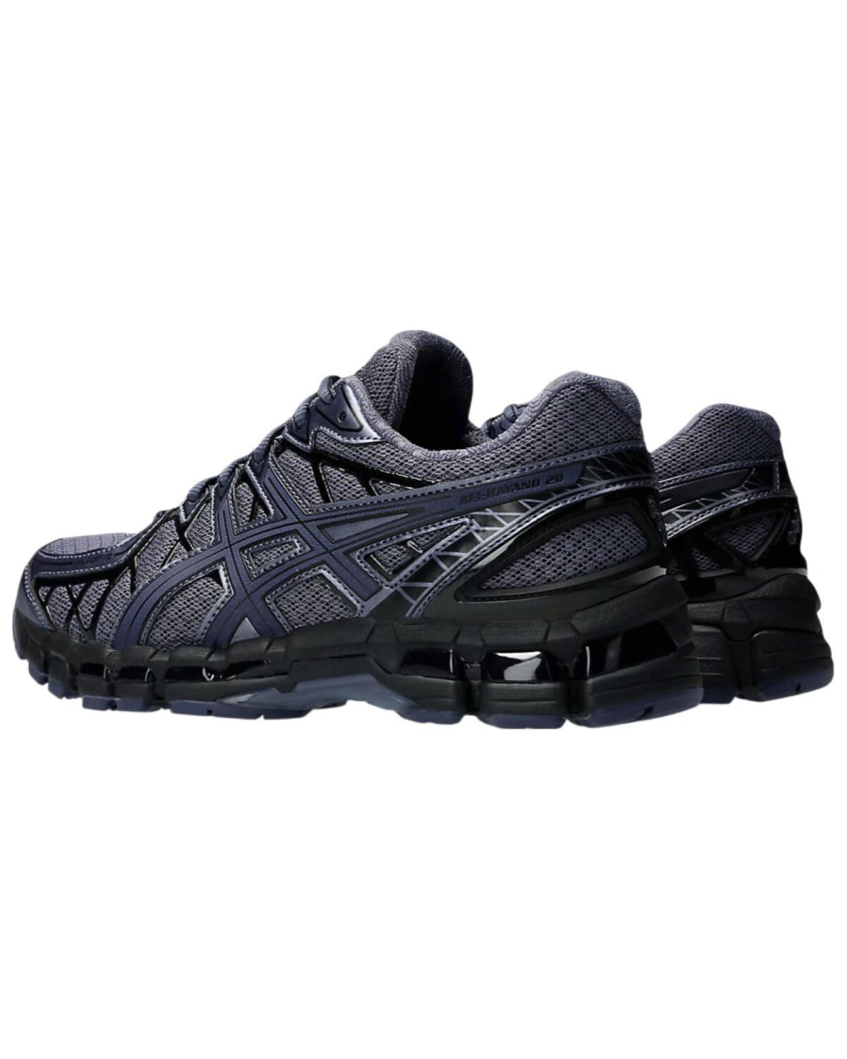 Asics Gel-Kayano20 унисекс спортивные кроссовки для марафона сине-чёрные картинка