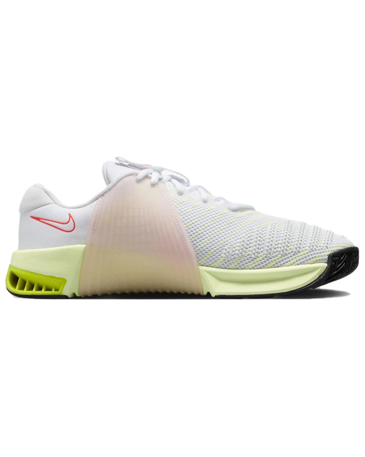 Nike Metcon 9 женские кроссовки бело-зеленые спортивные с антискользящей подошвой картинка