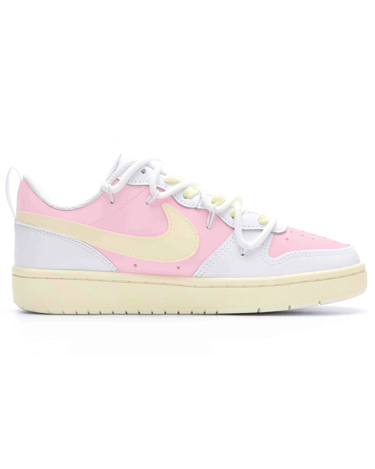 Nike Court Borough Reverse Paris женские кроссовки из натуральной кожи розовые картинка