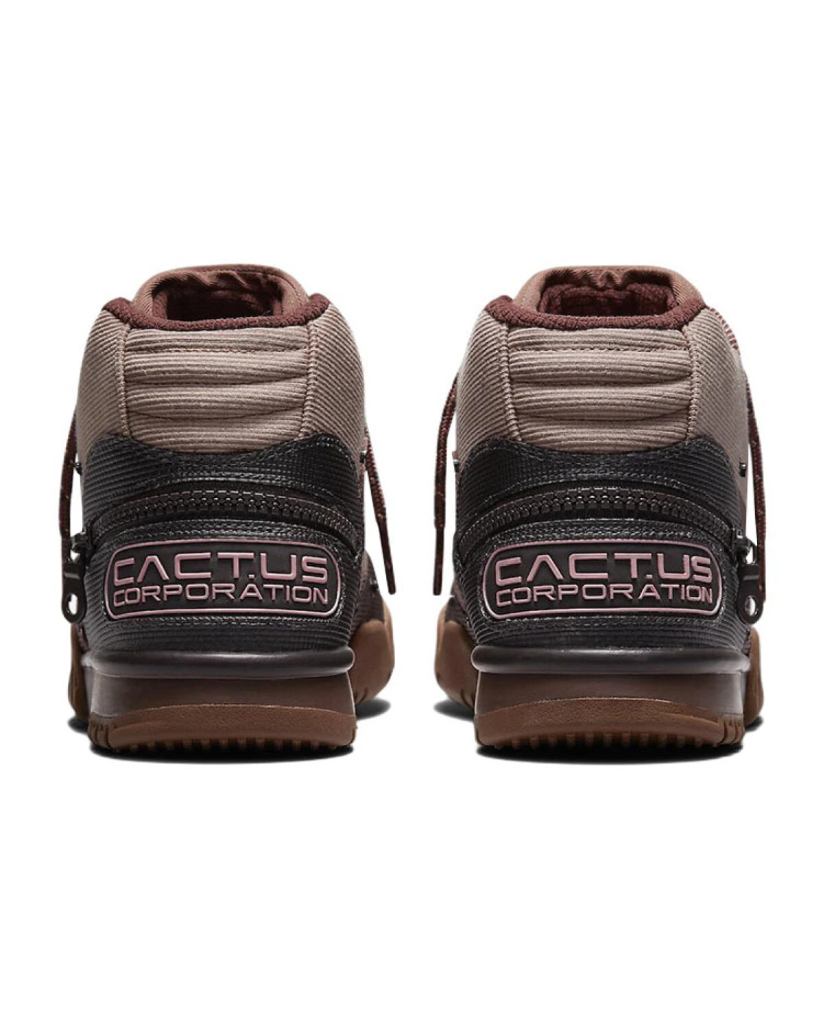Nike Air Trainer 1 кроссовки коричневые высокие картинка