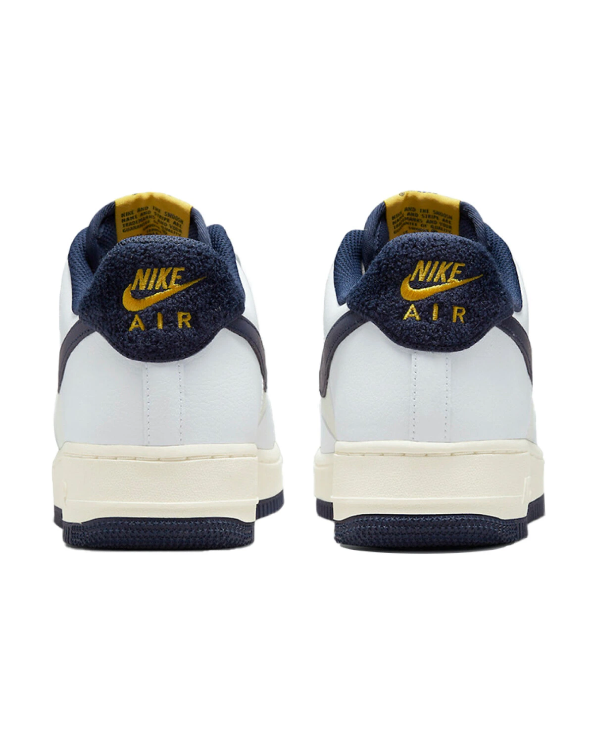 Nike Air Force 1 '07 LV8 мужские кроссовки бело-синие из комбинированного материала картинка