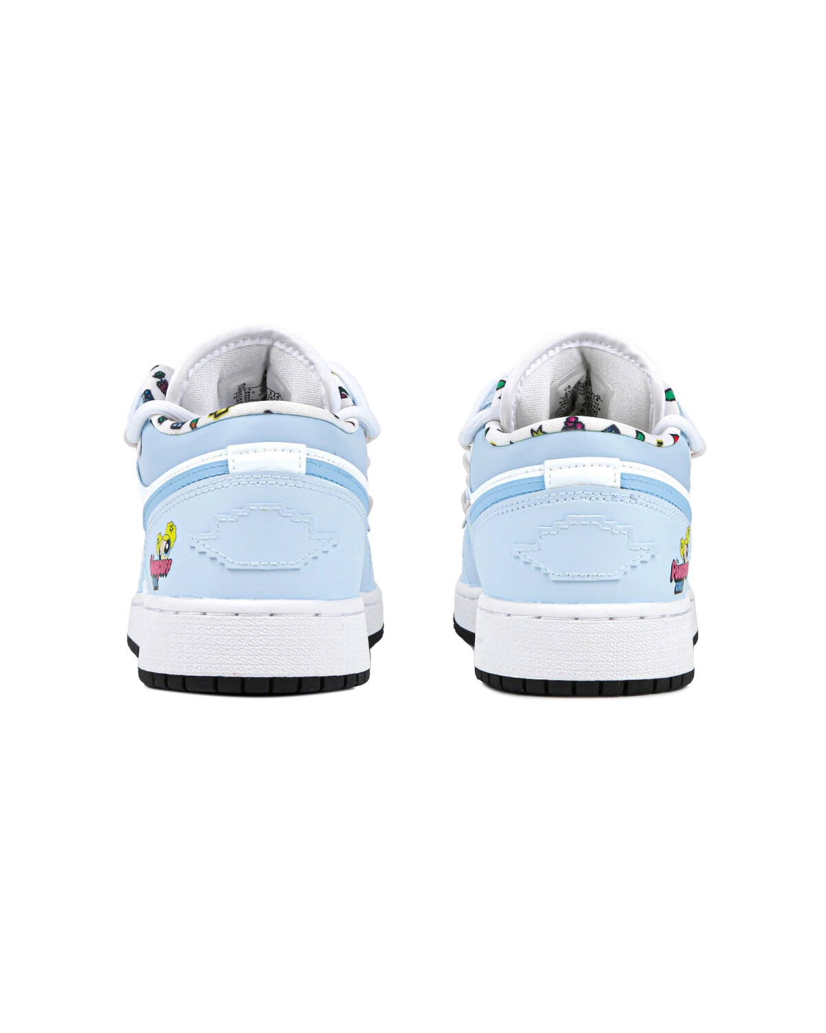 Jordan Air Jordan 1 Low женские кроссовки синие с белыми вставками картинка